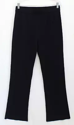 Exclusively Misook Acrylic Knit Bootcut Pants In Navy Sz M • $29.99