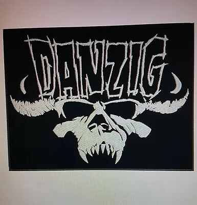 DANZIG Embroidered BACK PATCH - Big Heavy Metal Backpatch Misfits Samhain Astral • $16.99