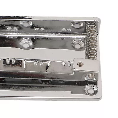 Metal Mandolin Bridge 8 String Saddle Bridge Plate Replacement Musical LJ4 • $10.05