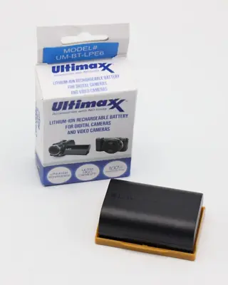 Ultimaxx LPE6 Battery - Model: UM-BT-LPE6 - Replacement For Canon LP-E6 • £12.50