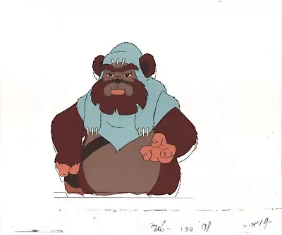 Star Wars: Ewoks Original Production Animation Cel N Stuck Draw Lucasfilm C-W14 • $73.23