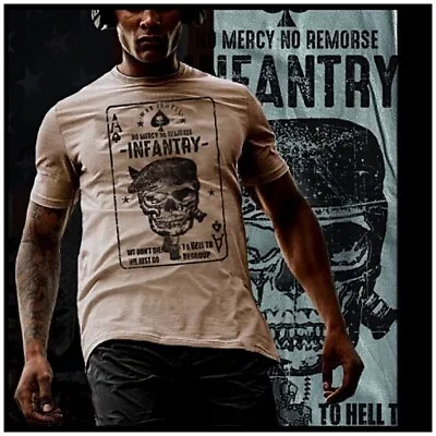 $19.99 • Buy Infantry T-shirt To Hell To Regroup Combat Specialist Infantryman Combat Veteran