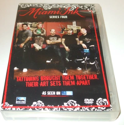 £1 • Buy Miami Ink The Complete Series Four Starring  Ami James Good