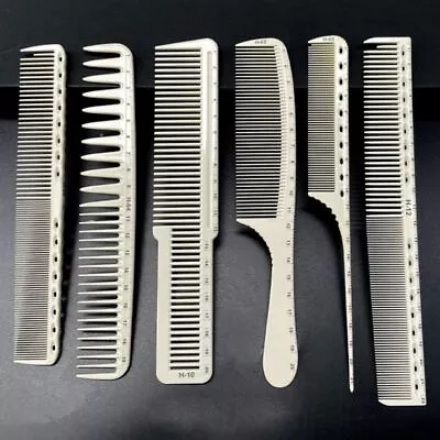 Double-Sided Laser Scale Hair Comb Anti-Static HairCutting Comb Non-Slip Handle✨ • £3.32