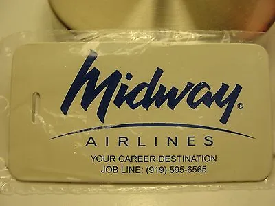 Midway Airlines Luggage Tag • $4.99