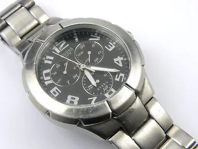 Mens Guess Steel I90199G3 Sports Watch - 50m • £59.95