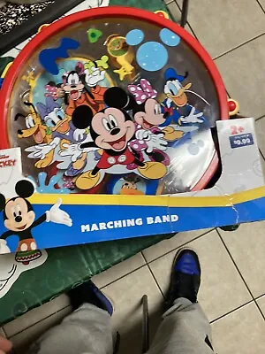 Disney Junior Mickey Mouse Party Band 10 Piece Set Musical Instruments Drum NIB • $12