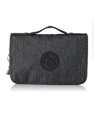 £29.99 • Buy Kipling Nabba Active Denim Lrg Cosmetic Toiletry Bag With Hook Travel Bag Rrp£58