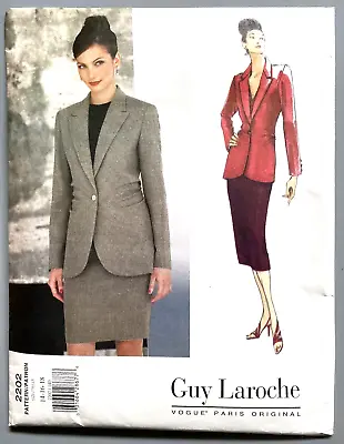 Vogue Paris Original Guy Laroche # 2202  Un-cut /f.f. Sz. 14-16-18 • $19