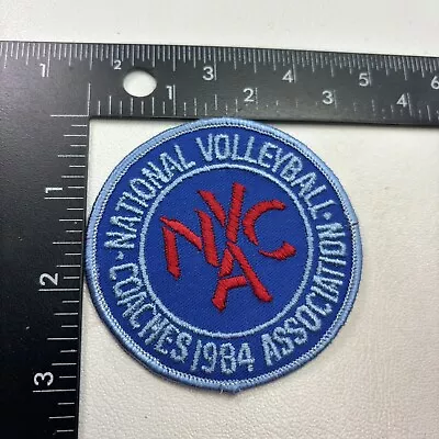 Vintage 1984 NVAC NATIONAL VOLLEYBALL COACHES ASSOCIATION Patch 95G3 • $11.01