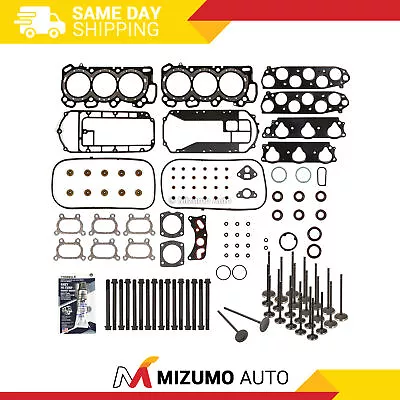 Head Gasket Set Intake Exhaust Valves Fit 03-05 Acura Honda 3.2 3.5 J32A3 J35A5 • $169.95