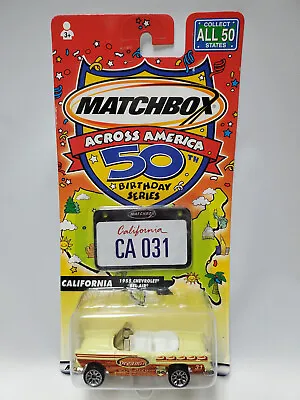 Matchbox Across America California 1955 Chevrolet Bel Air 50th Birthday Series • $16.95