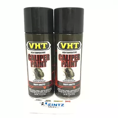 VHT SP734-2 PACK GLOSS BLACK Brake Caliper Paint  High Heat - 11 Oz Aerosol • $1030.99