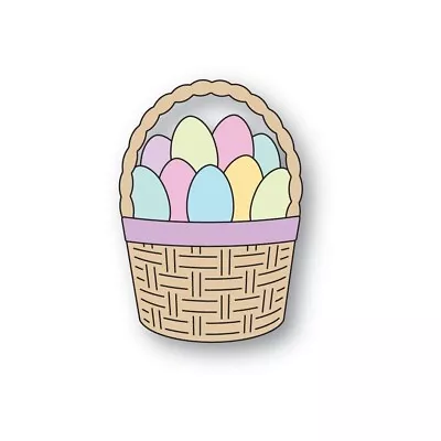 Memory Box Woven Basket Of Eggs Craft Die • $8.50