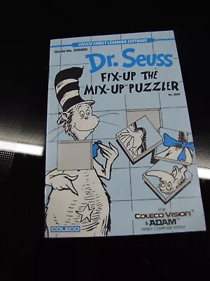 F Offers Combine Colecovision Manual  -  Dr Seuss Fix Up Puzzler • £14.99