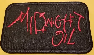 Embroidered Midnight Oil Rock Band Patch * • $7.63