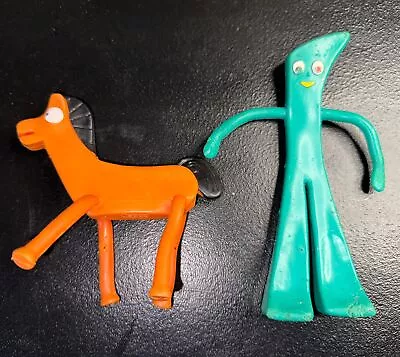 Vintage  JESCO  Gumby & Pokey Figures  1980s   Made In Hong Kong   6”   Bendable • $12.99