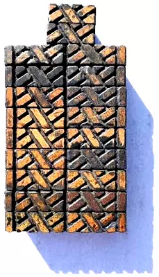 £20 • Buy Letterpress Wood 20 BRICK Design Blocks 1  To 1/4   **RARE Design**