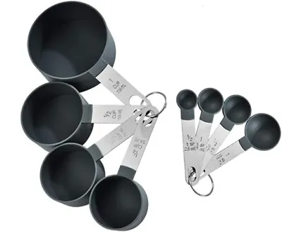 8 Piece Measuring Cups And Spoon Set For Cooking Baking • £8.99