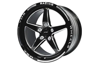 VMS V Star 5 Spoke Rear Drag Racing Rim Wheel 17x10 5x115 30 ET For 06 21 Dodge • $522.06