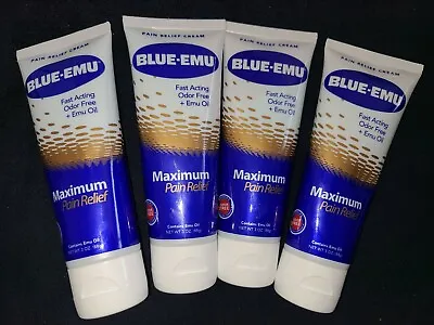$39.99 • Buy (4) Blue-Emu Maximum Pain Relief/Arthritis, Muscle Pain 