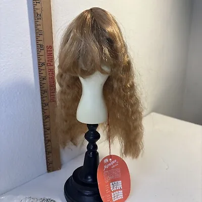 Doll Wig  Sz 8 9 Synthetic Mohair By Monique Elise Light Red • $14