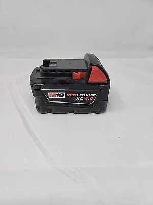 Milwaukee M18 18V XC 4.0Ah Red Lithium-ion Battery 48-11-1840 USED 6B • $39.99