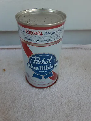 Pabst Blue Ribbon No Bottom Flat Top Tops  Cheap  Beer Can Cans Empty Up • $2