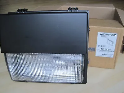 Holophane Wallpack IV 70 Watt 120V W4070HP12SKB Black Wall Light Lamp Outdoor • $50