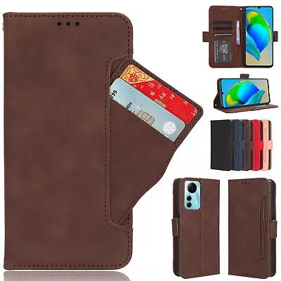 For ZTE Blade V41 Smart Separable Card Slot Leather Stand Wallet Case Cover • $8.99