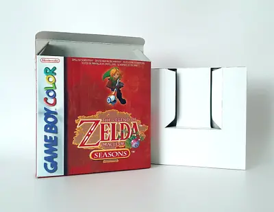 The Legend Of Zelda Oracle Of Season PAL Gameboy Color Handmade Empty Box & Tray • £10.49