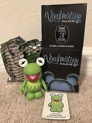 Disney 3” Vinylmation Kermit The Frog Park Series 1 Muppets • $128