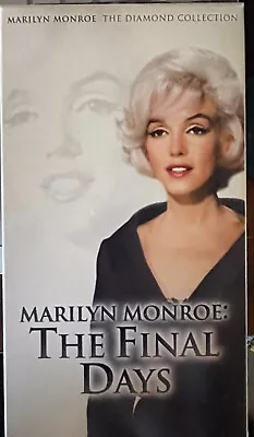 Marilyn Monroe: The Final Days (VHS) 2001 Documentary Includes Rare Footage • $5