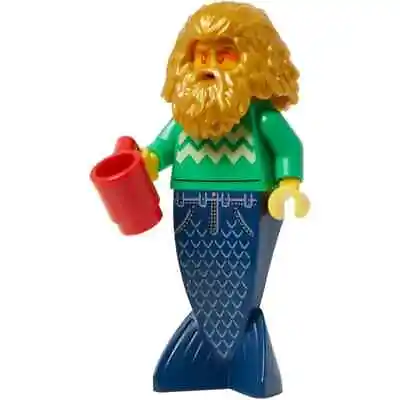 LEGO MINIFIGURES  |  NEW  |  Coffee Drinking Merman    |   Brand New Custom MF • $14.99