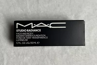 MAC Studio Radiance Face And Body Sheer Foundation 1.7fl Oz/50ml CHOOSE YOURS • $21.99