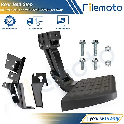 Rear Retractable Bed Step For 2017-2021 Ford F-250 F-350 Super Duty 75313-01A👍 • $89.59