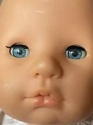 Vtg 1998 Max Zapf Creations Gender Neutral Sleepy Blue Eye Weighted Baby Doll • $39