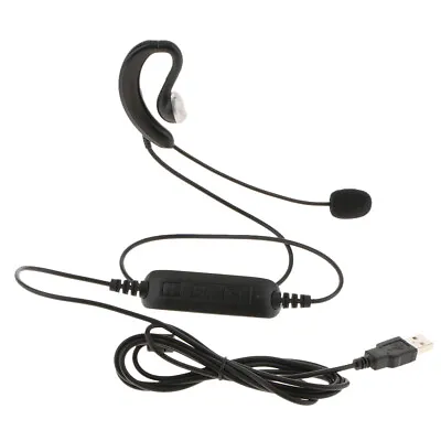 £16.31 • Buy USB Call Center Noise Cancelling Headset Headphone For Office Desk Telephone