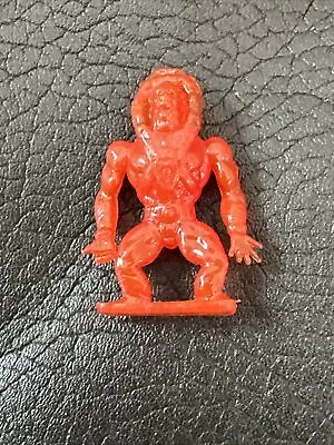 80's MOTU Beast Man Vending Gumball Machine Mini Figure Clear Red He Man Vintage • $40.49