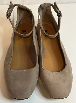 A.N.A Kearny Taupe Women's Low Heel Flats Shoes Size 10M New Tags $60 Straps • $24.95
