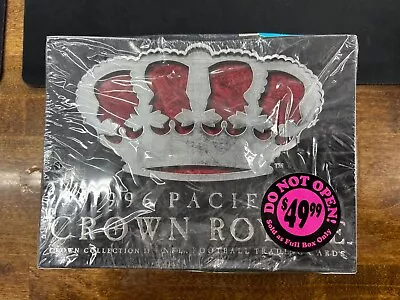 1996 Pacific Crown Royale Football Factory Sealed Hobby Box - 24 Packs • $199