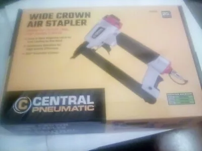 Pneumatic 90° Angle Wide Crown Air Stapler 20 Gauge For Carpets Furniture Tool  • $54.99