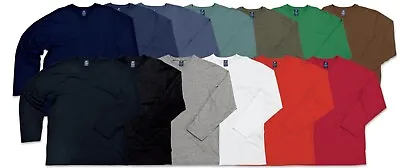 Hering Men's Basic 100% Brazilian Long Sleeve Premium Cotton V-Neck T-Shirt Tee • $9.99