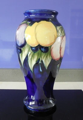 £245.60 • Buy MOORCROFT Pottery Vase WISTERIA Pattern William Moorcroft 1920's