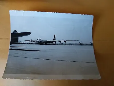 Vintage Photo Military B36 Bomber Plane Aircraft WWII USAF Germany Engine R-4360 • $13.98