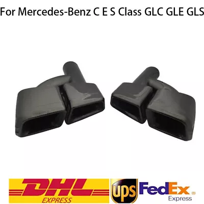 2pcs Dual Exit Exhaust Tailpipe For Mercedes Benz E S CLS Class W212 C63 E63 AMG • $229.50