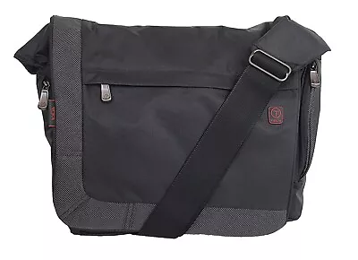 Tumi T-Tech Ballistic Nylon Expandable Messenger Bag # 51212D Black Gray • $80