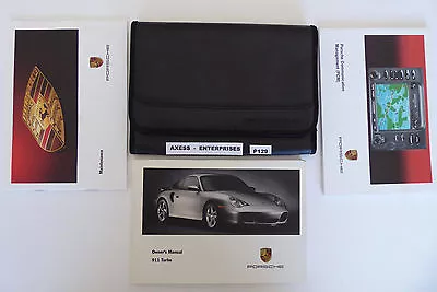 2002 Porsche 996 911 Turbo Owners Manuals PCM Nav Operator Book + OEM Pouch P129 • $249.95