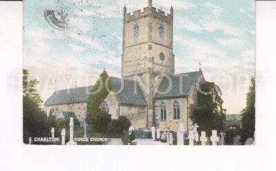 * Postcard  Kings Church Charlton Charlton Kings Cheltenham 1906 • £0.99