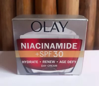 Olay Skincare Niacinamide SPF30 Anti Ageing Day Cream Facial Moisturiser 50ml • £10